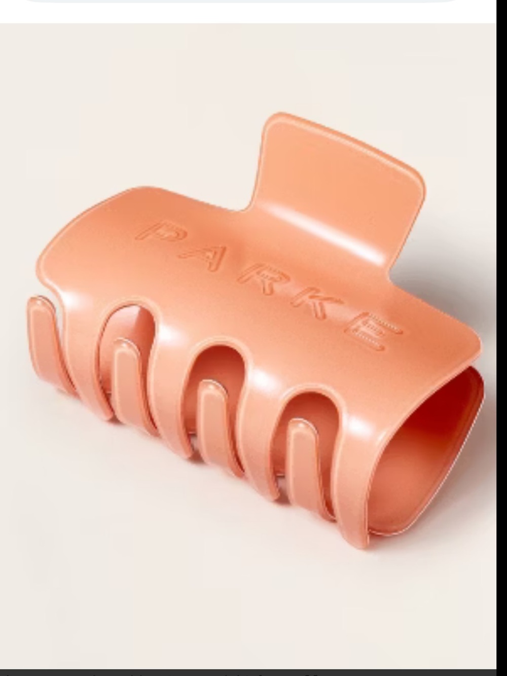 New! Parke X Target peach claw clip.